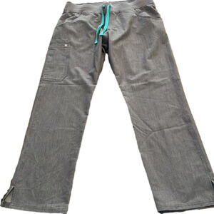 FIGS graphic scrub pants, size LT